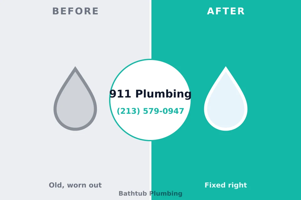 Before and after: plumbing company Sioux Falls, SD